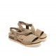 Sandalia Mujer Dorking Sport D9324 Taupe