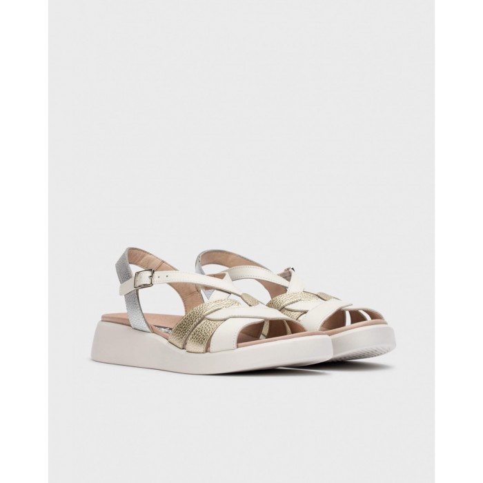 Sandalias Mujer Wonders Paterna C-6530 Blanco