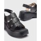 Sandalias Mujer Wonders Nora D-9724 Negro