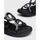 Sandalias Mujer Wonders Toledo C-6533 Negra