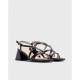 Sandalias Tacón Mujer Wonders Sofia H-6101 Negro