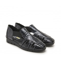 Sandalias Mujer 24 Hrs 25617 Negro