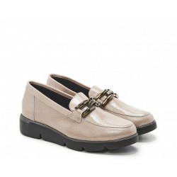 Zapatos Mocasines Mujer 24 Hrs 25826 Beige