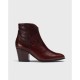 Botines Mujer Wonders Cane I-8912 Cuero