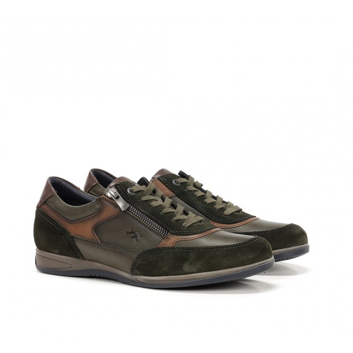 Zapatos Hombre Fluchos Daniel F1288 Afelpado Verde