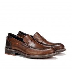 Zapatos Mocasines Hombre Fluchos Terry F1290 Habana Camel