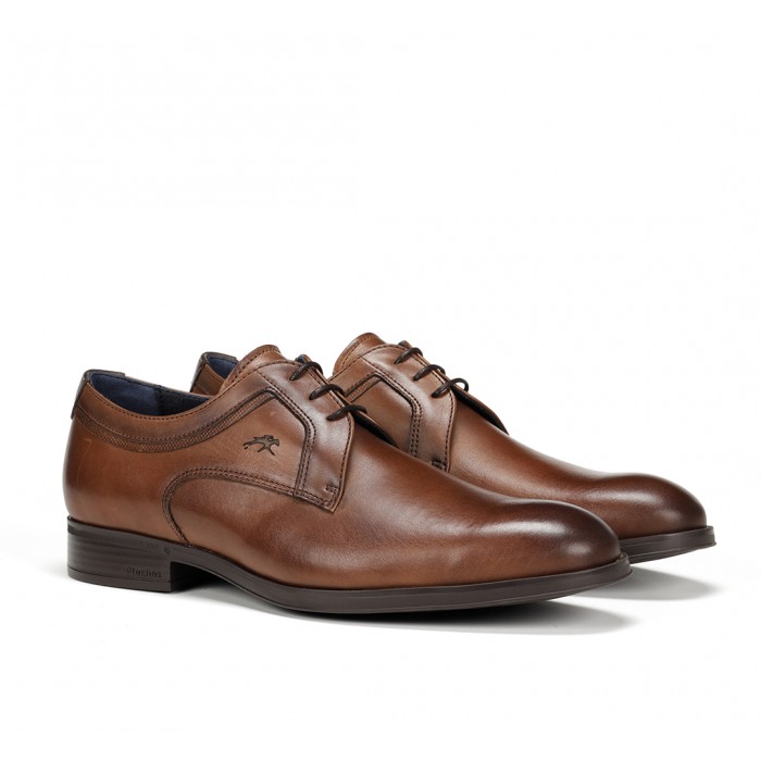 Zapatos Vestir Hombre Fluchos Asgard F1884 Camel