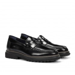 Zapatos Mocasines Hombre Fluchos Lincon F2058 Negro