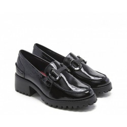 Zapatos Mocasines Mujer 24 Hrs 26230 Negro