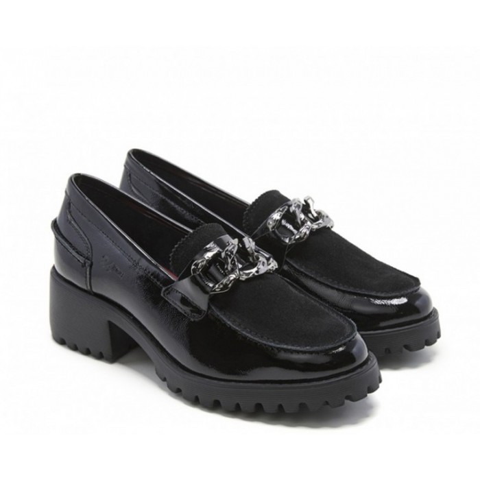 Zapatos Mocasines Mujer 24 Hrs 26231 Negro