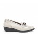 Zapatos Mocasines Mujer 24 Hrs 26217  Beige