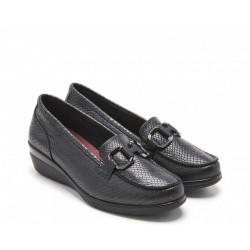 Zapatos Mocasines Mujer 24 Hrs 26218 Negro