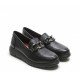 Zapatos Mocasines Mujer 24 Hrs 26291  Negro