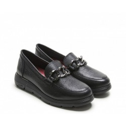 Zapatos Mocasines Mujer 24 Hrs 26291  Negro