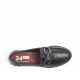 Zapatos Mocasines Mujer 24 Hrs 26220  Negro