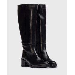 Botas Tacón Mujer WondersL Topo G-6215-XL Negro