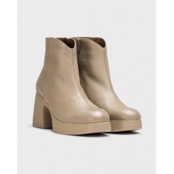 Botines Mujer Wonders Paros H-4963 Taupe