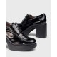 Zapatos Mujer Wonders Mercedes  H-4962 Charol Negro