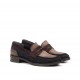 Zapatos Mocasines Mujer Dorking Harvard D8342 Calf River+Fango+Burdeos