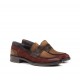 Zapatos Mocasines Mujer Dorking Harvard D8342 Calf Brick+Crusca+Ebano