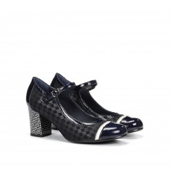 Zapatos Tacón Mujer Dorking Rodin D8669 Azul